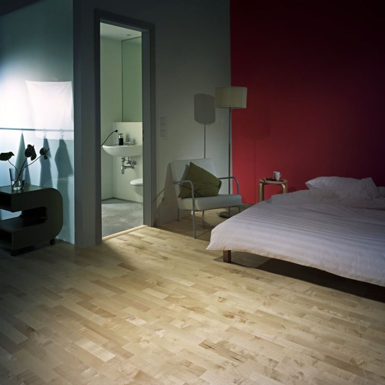 Паркетная доска Kahrs Клен европейскийЗальцбург 3-полосный