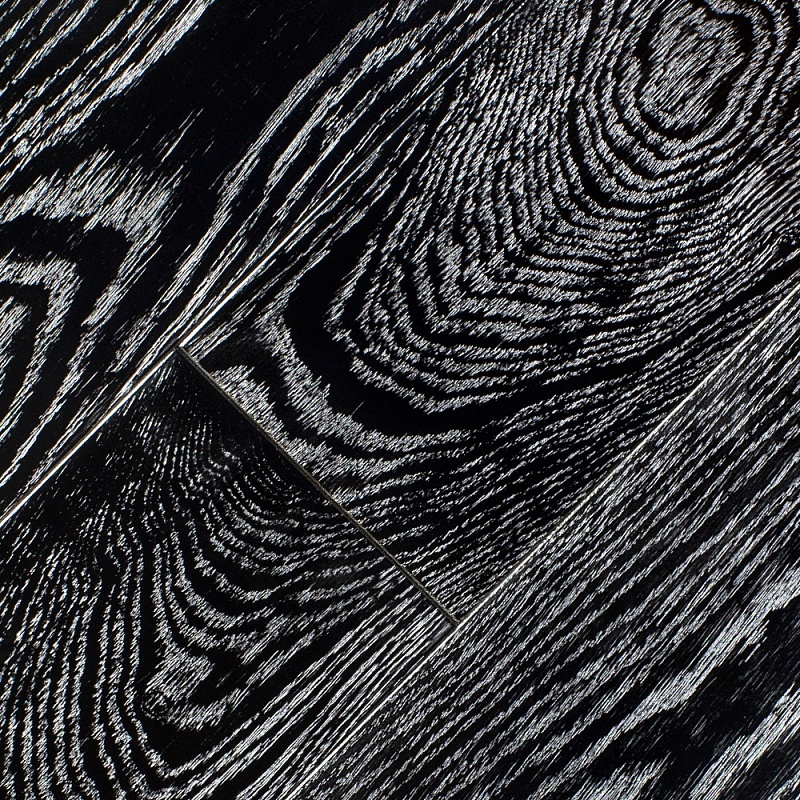 Инженерная доска Vecchio Parquet Модерн Дуб Чёрный Серебро