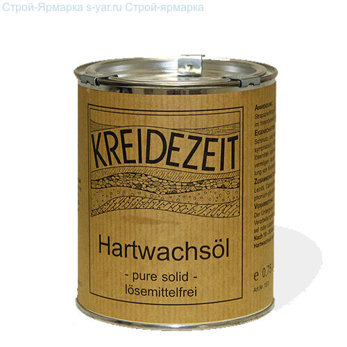 Химия Kreidezeit Масло с воском (Hartwachsöl pure solid)