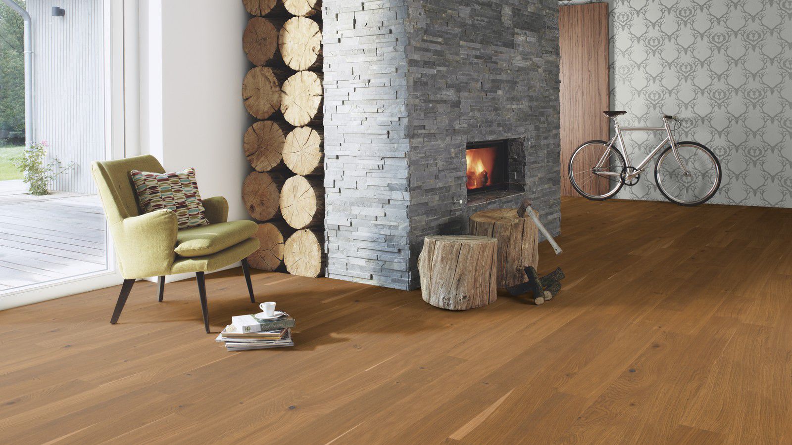 Инженерная доска Boen Finesse Дуб Honey Rustic Live Natural OHLE4KFD