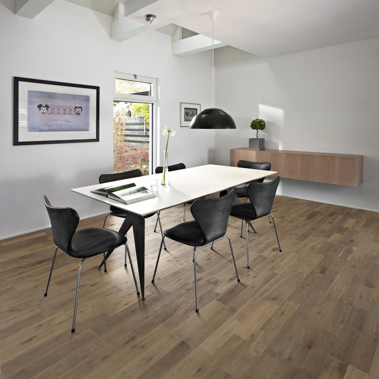 Паркетная доска Kahrs Дуб Гранит 2-полосный