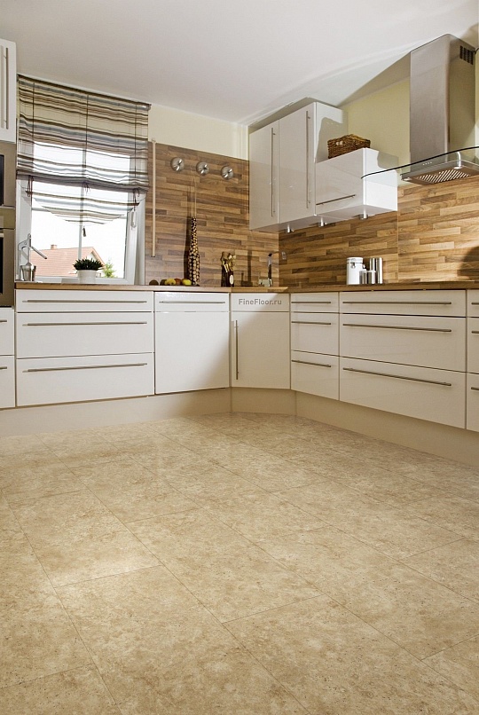 Виниловый пол FINEFLOOR Мрамор Бежевый FF-1448