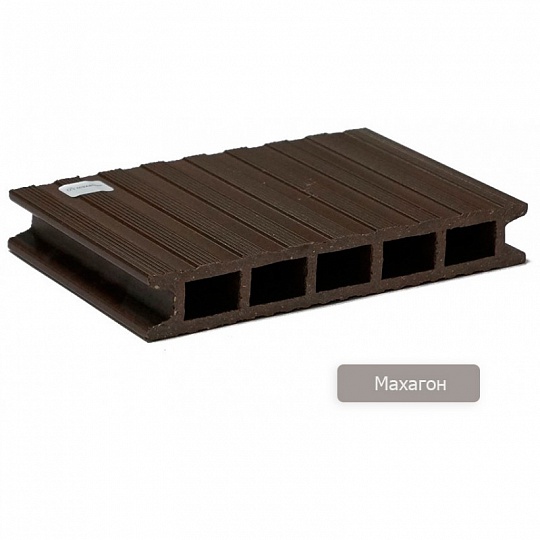 Террасная доска Дек Мастер шовная - вельвет НьюДек махагон