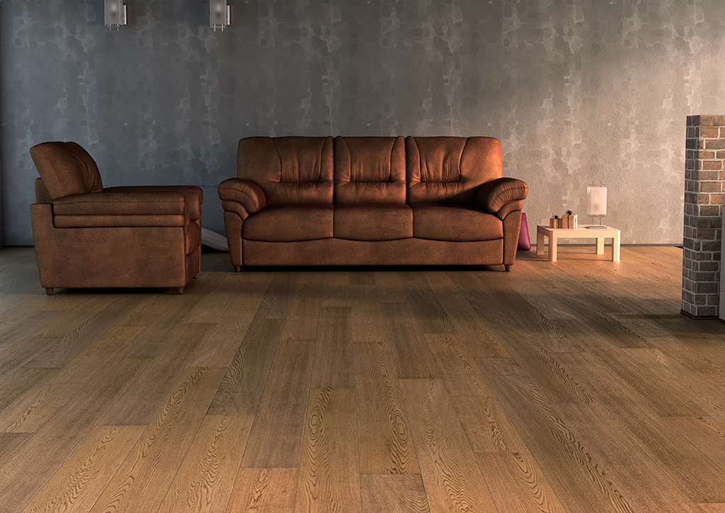 Паркетная доска Ellett Дуб Light Walnut Handscraped