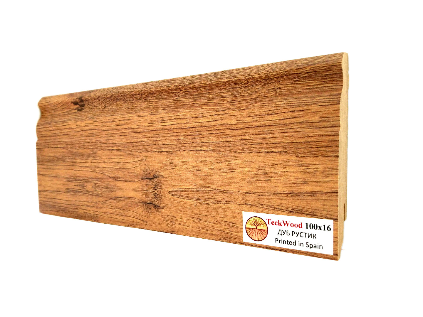 Плинтус напольный TeckWood Дуб Рустик