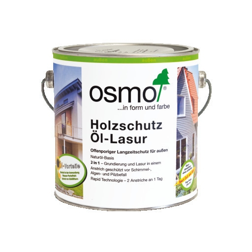 Химия Osmo. Защитное масло-лазурь для древесины HolzSchutz Öl-Lasur для фасадов арт. 703