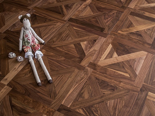 Модульный паркет Coswick Шато Американский орех Натуральный