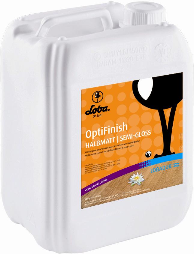Химия Loba. LOBADUR WS OptiFinish полуматовый 10 л
