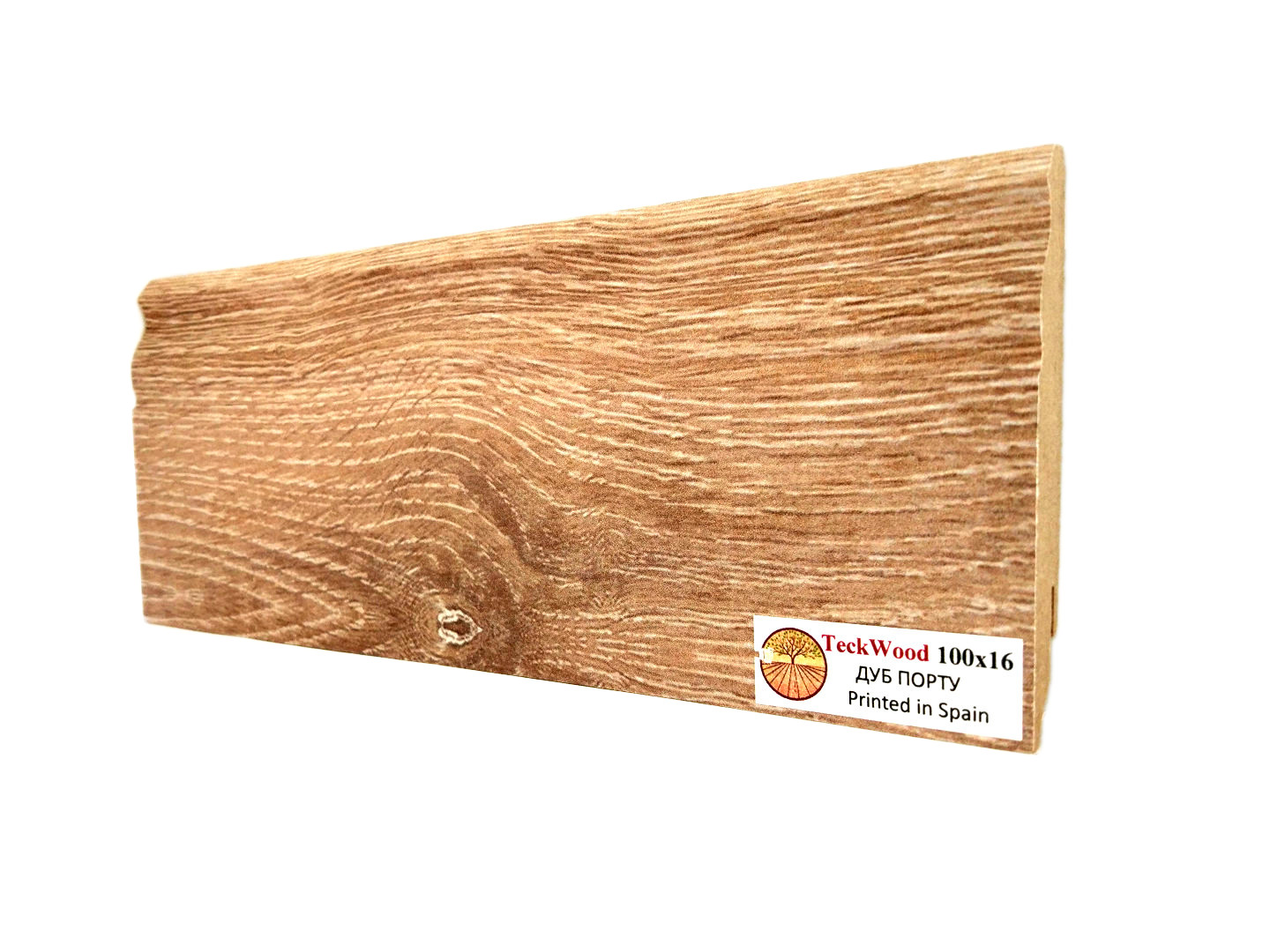 Плинтус напольный TeckWood Дуб Порту