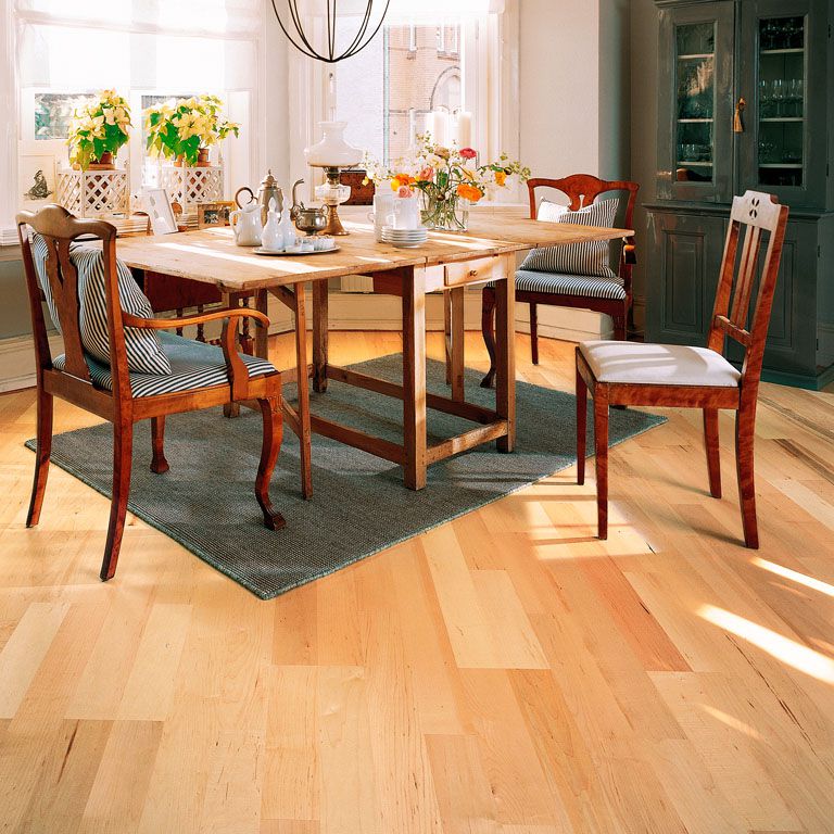 Паркетная доска Kahrs Клен Весна (Spring) 2-полосный