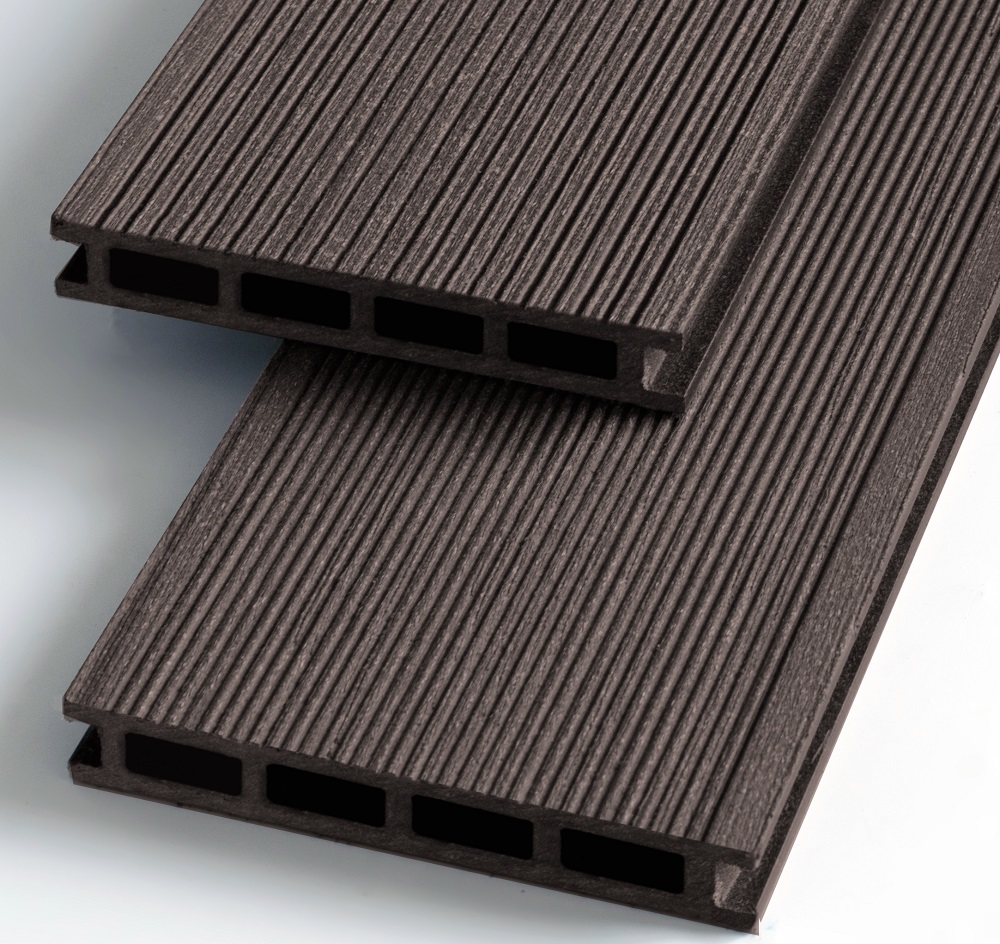 Террасная доска Ecodeck.ШОКОЛАД. Брашинг