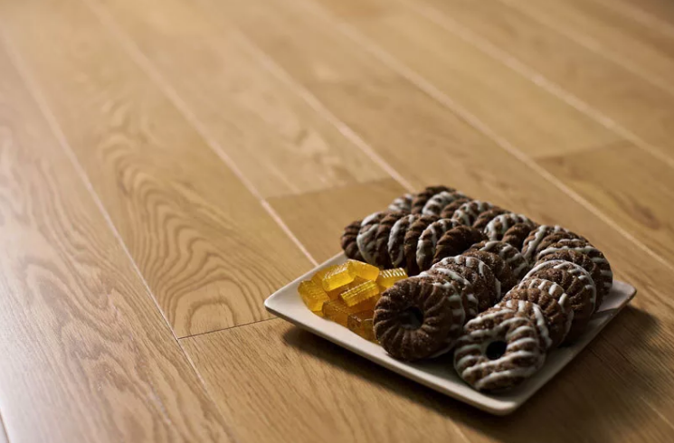 Массивная доска Amber Wood Дуб Карамель Матовый Лак