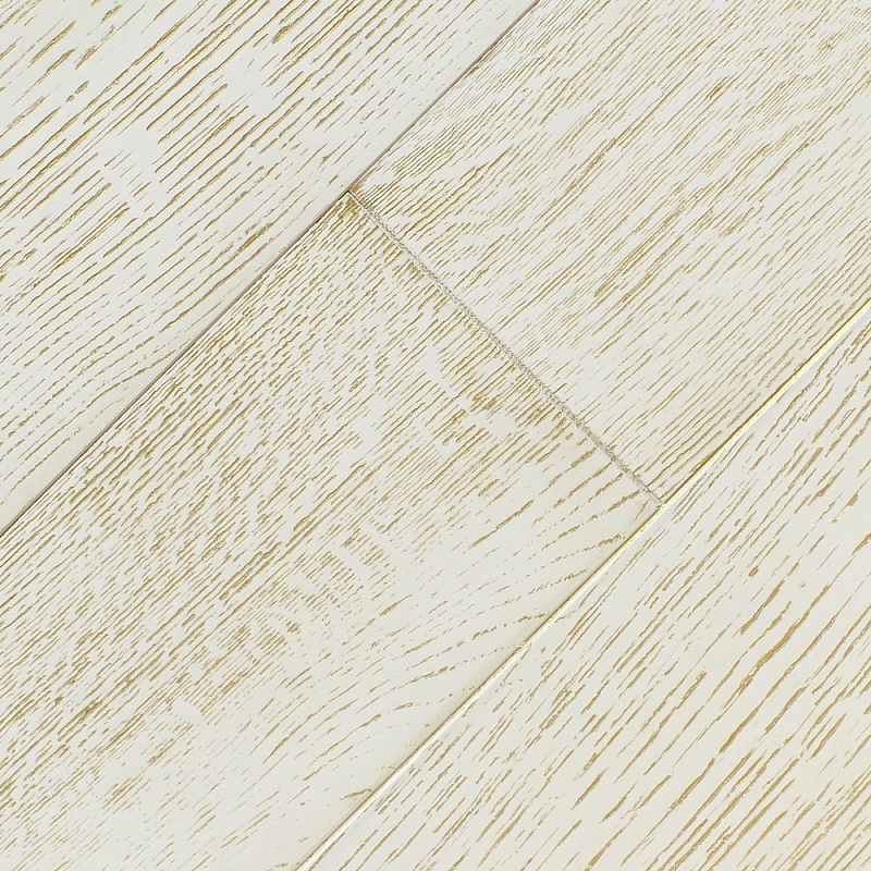 Инженерная доска Vecchio Parquet Модерн Дуб Белая Эмаль с Золотом