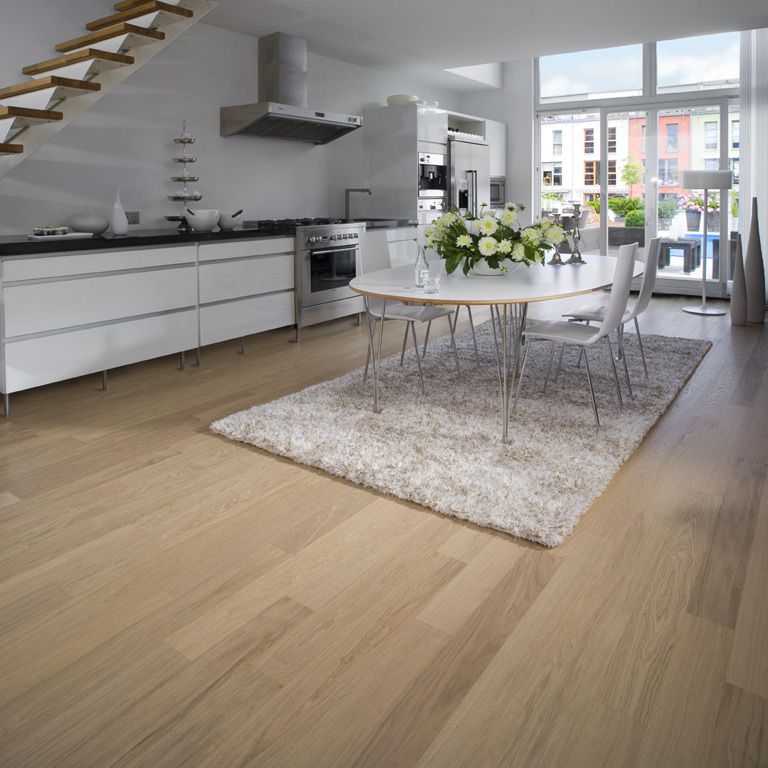 Паркетная доска Kahrs Дуб Бисквит (Bisquit) 1-полосный