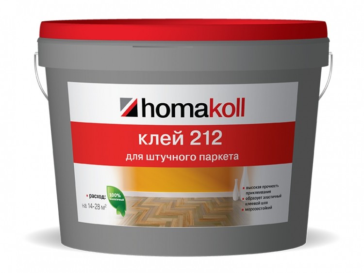 Химия Homakol 212 Клей для штучного паркета 14кг