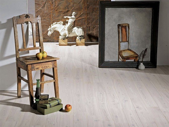 Инженерная доска COSWICK ЯСЕНЬ ОБЛАЧНЫЙ 107ММ 1 КОММОН ШЕЛКОВОЕ МАСЛО 1237-3235