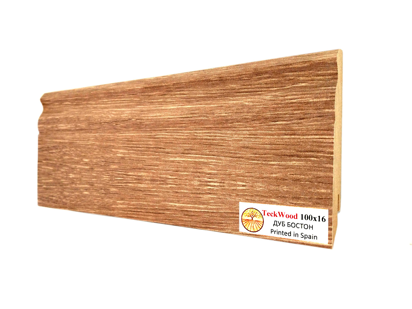 Плинтус напольный TeckWood Дуб Бостон