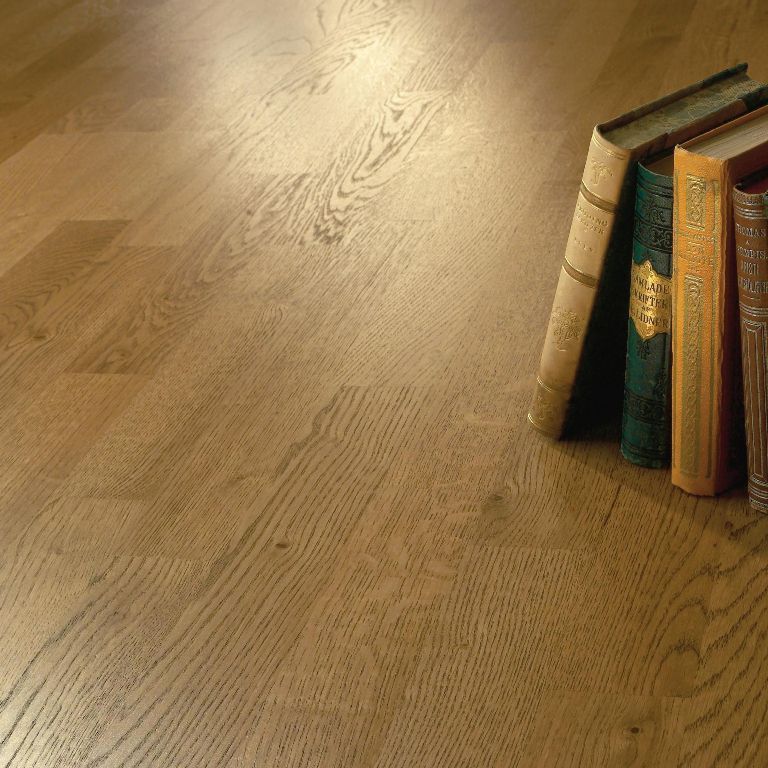 Паркетная доска Karelia Spice Дуб Ebony Stonewashed 3-полосный