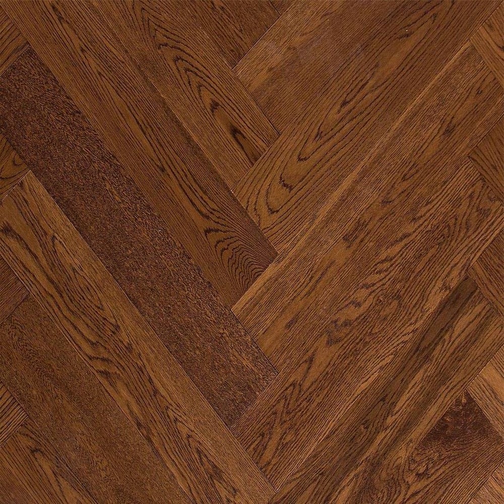 Массивная доска Венгерская Ёлка AsWel Wood Дуб Эдинбург