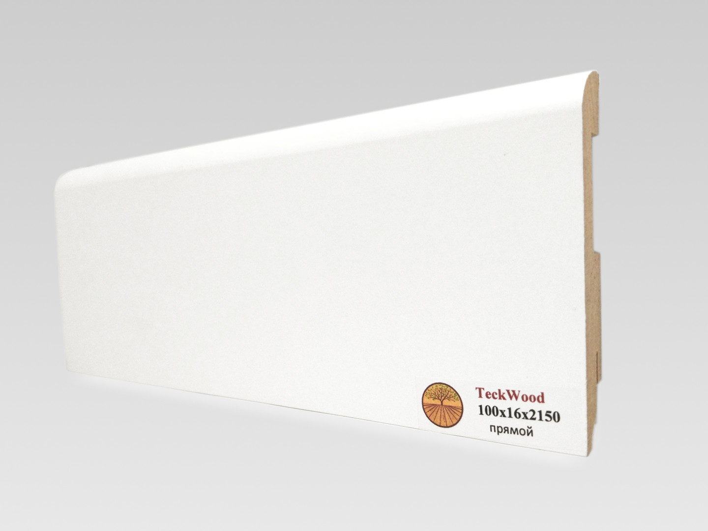 Плинтус Teckwood Mdf Прямой 16Х100 mm