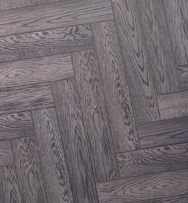 Инженерная доска Венгерская Ёлка Tuart Дуб Аметист 147