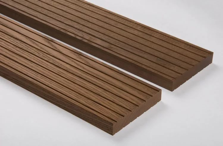 Террасная доска THERMORY Ясень Intense 26x130 D6