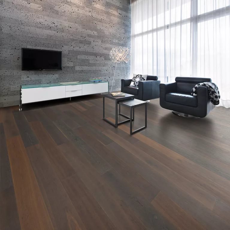 Паркетная доска Karelia Urban Soul Дуб Story Smoked Ashpalt 1-полосный. Дуб стори смокед ашпалт