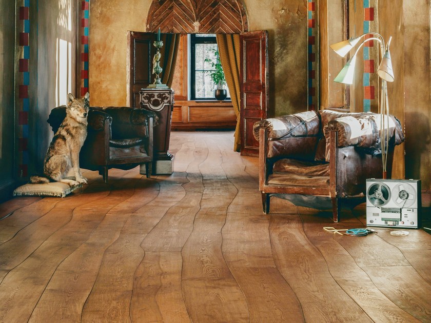 Криволинейная Массивная доска Bolefloor Classic Дуб Natur