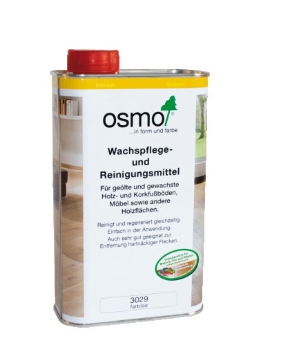 Химия Osmo. Эмульсия для ухода и очистки древесины Wachspflege- und Reinigungsmittel арт. 3029 WPR Бесцветная