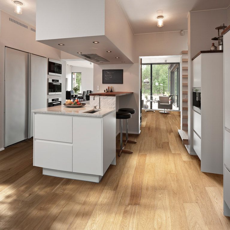 Паркетная доска Kahrs Дуб Риф 1-полосный