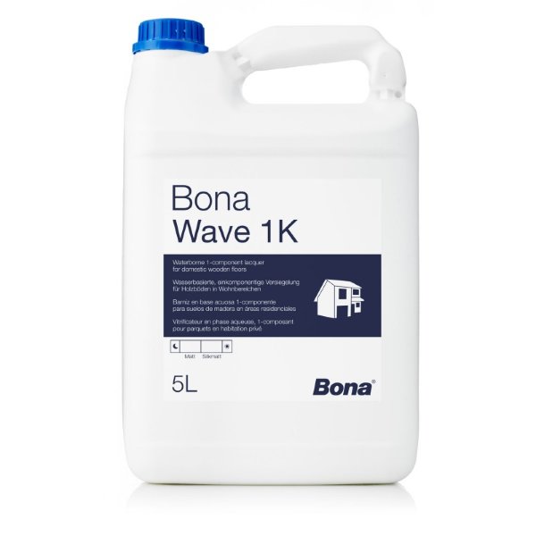 Лак Bona Wave 1K (Matt, Semi-matt) (4,95 L)