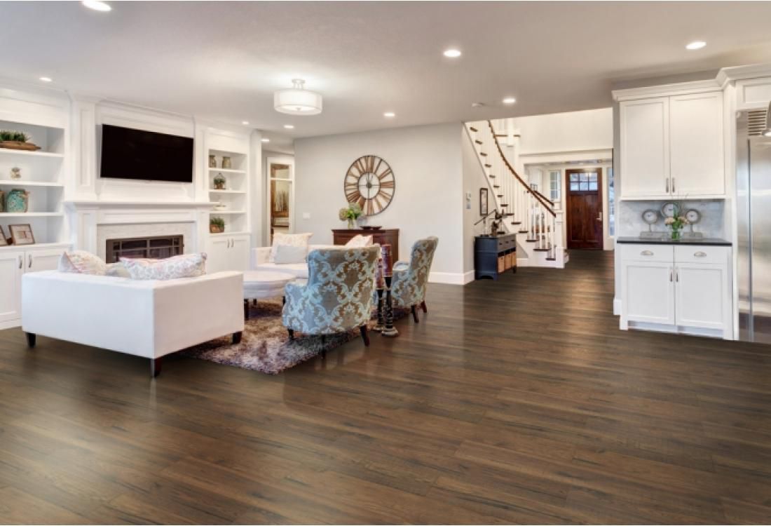 Ламинат Aller Floors Premium Plunk Орех Гикори Georgia 34074