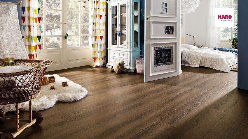 Ламинат HARO TRITTY 100 GRAN VIA Дуб Венна Дымчатый 528671