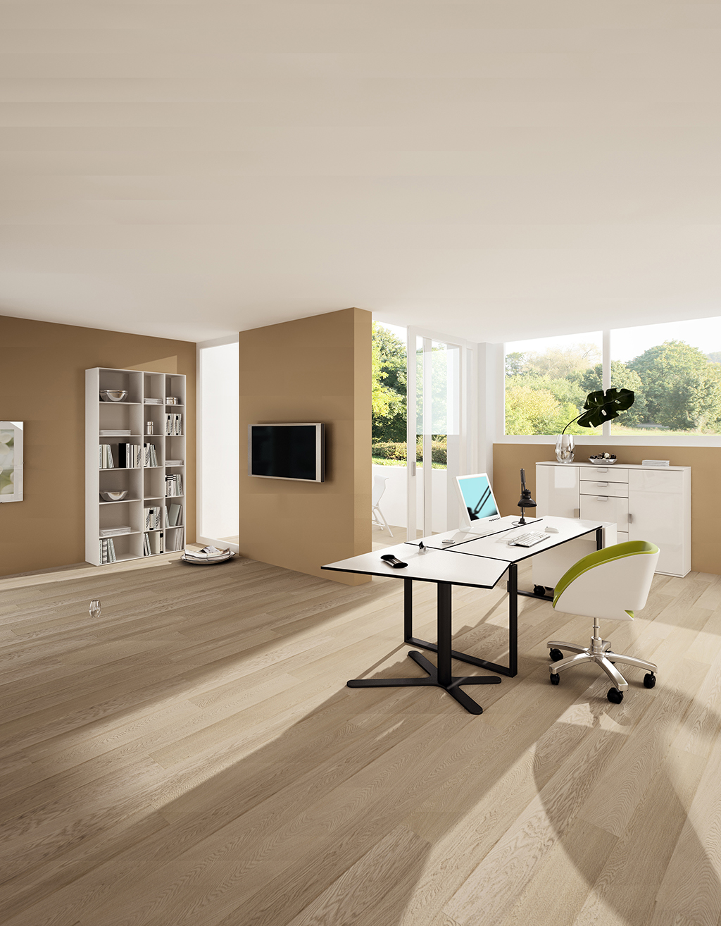 Паркетная доска Ellet Дуб Light Grey
