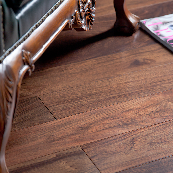 Массивная доска Parketoff Орех Бирманский Селект