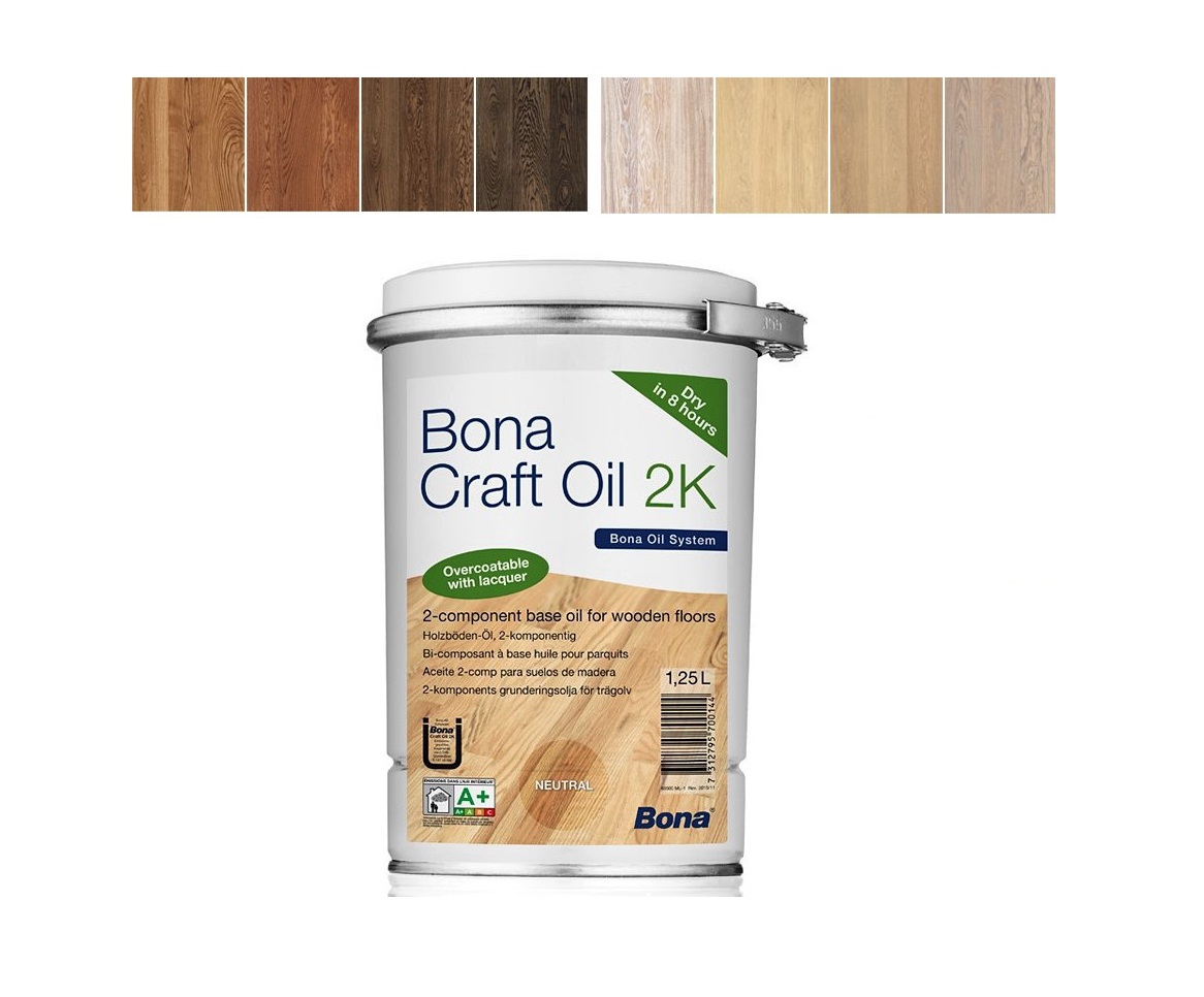 Масло Bona Craft Oil Color 2K (1,25 L)
