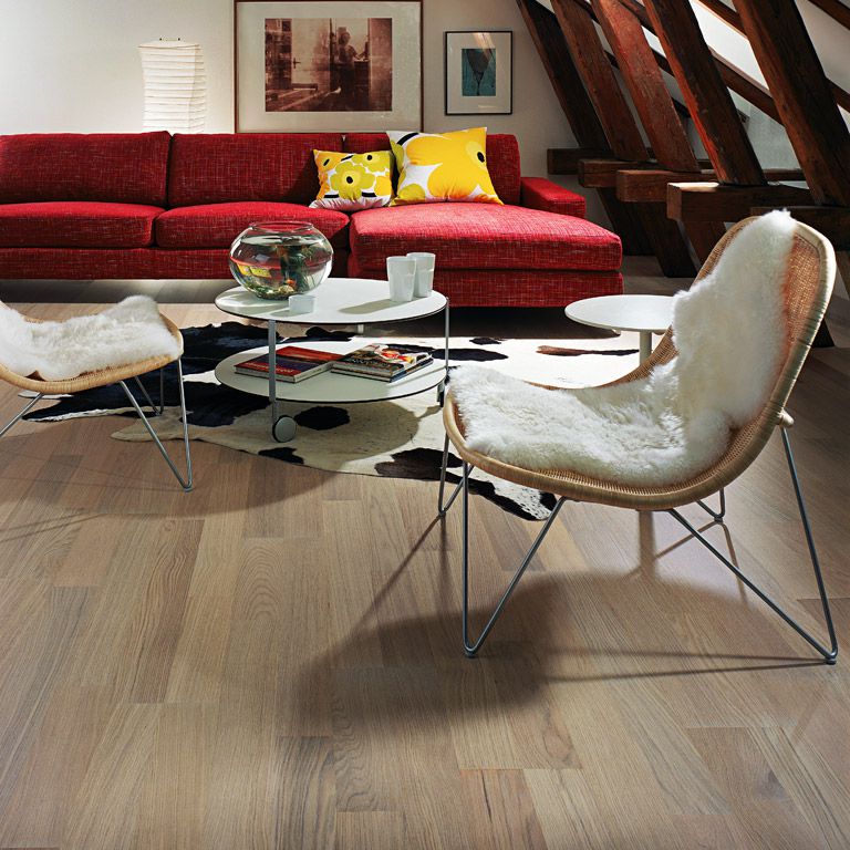 Паркетная доска Kahrs Дуб Прилив (Tide) 2-полосный