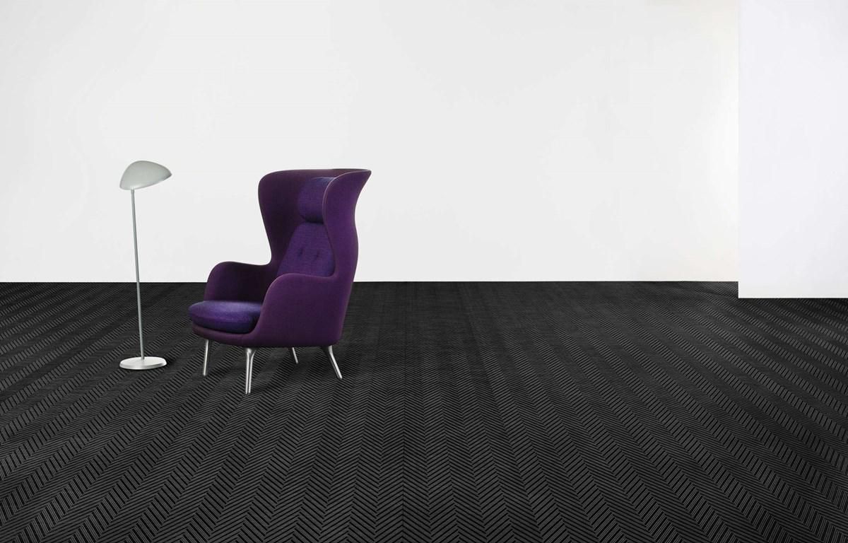 Виниловый пол BOLON 103 230 Herringbone Black