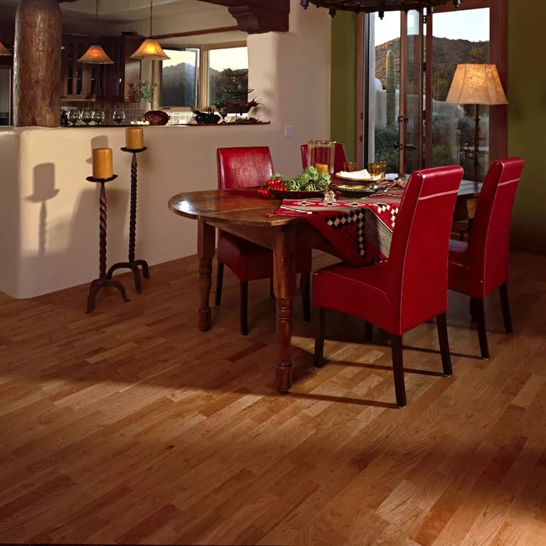 Экзотический паркет Kahrs Вишня Саванна 3-полосная