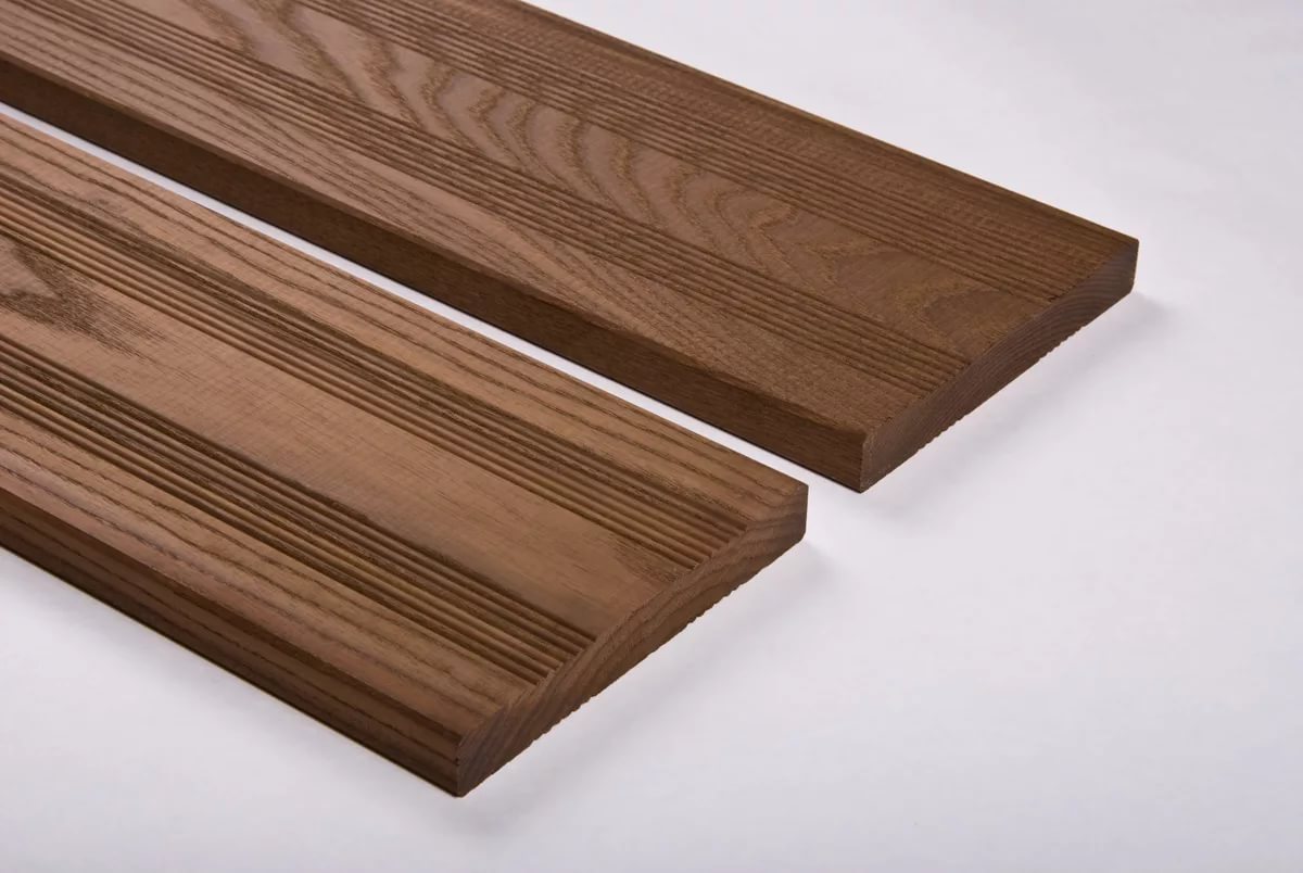 Террасная доска THERMORY Ясень Intense 20x150 D8