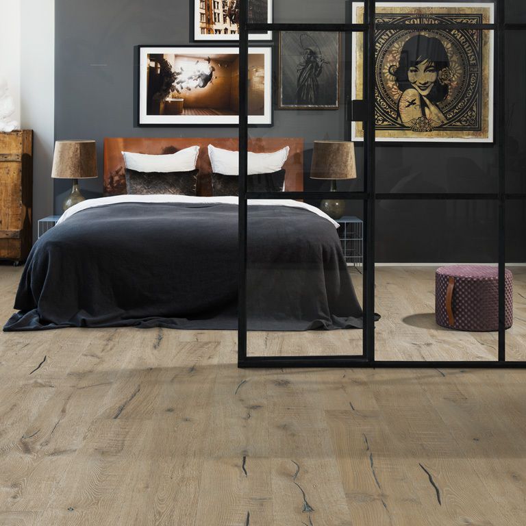 Паркетная доска Kahrs Дуб Кинда 1-полосный