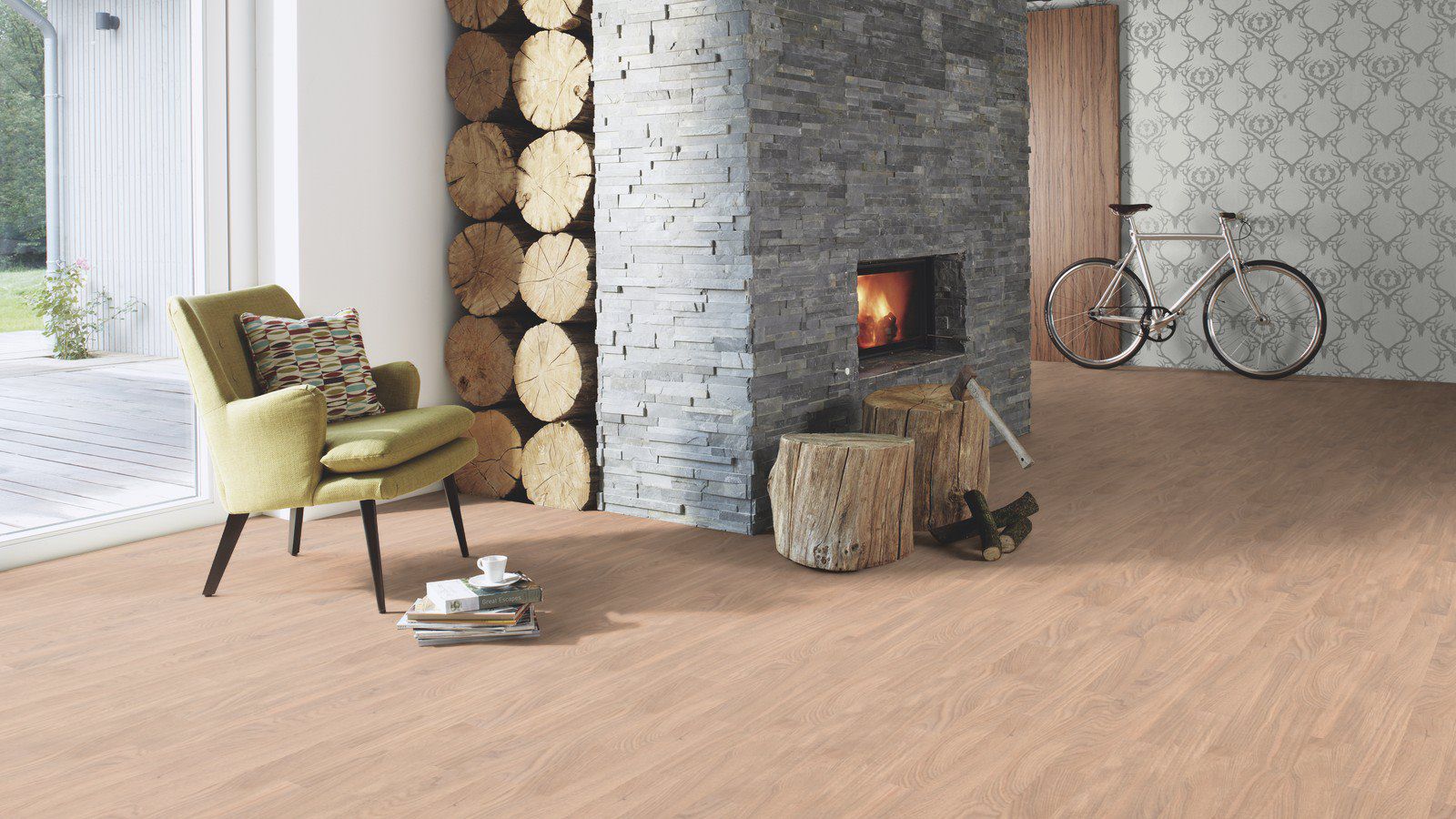 Инженерная доска Boen Maxi Дуб White Nature Live Matt EIL6327D