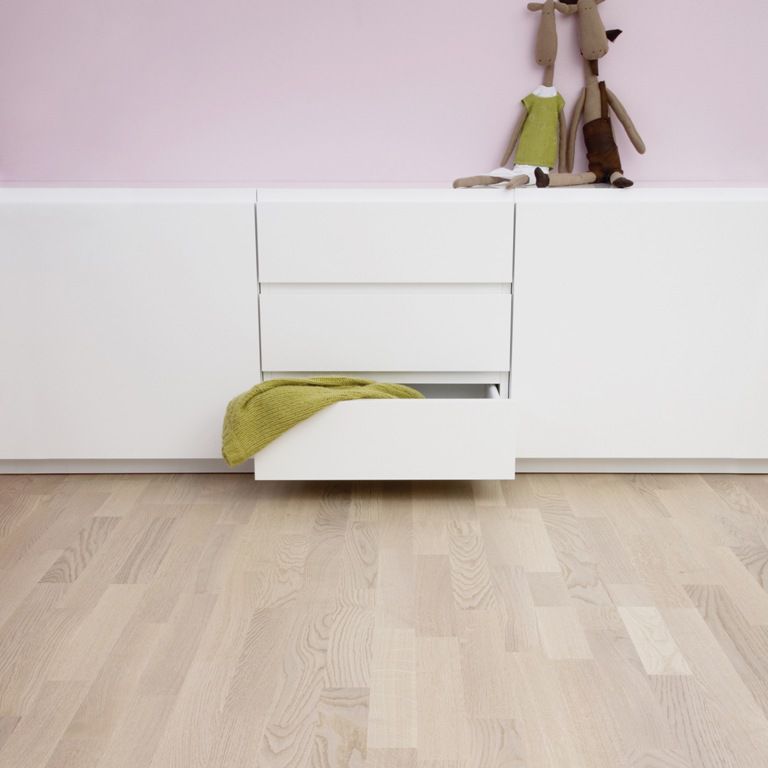 Паркетная доска Karelia Dawn Дуб Select Vanilla Matt 3-полосный. Дуб селект ванилла матт