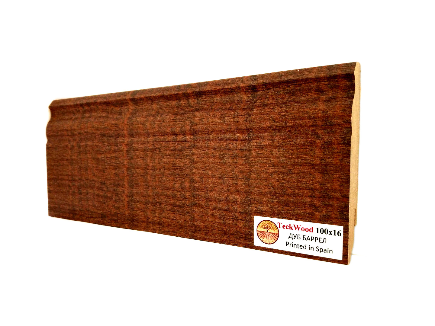 Плинтус напольный TeckWood Дуб Баррел