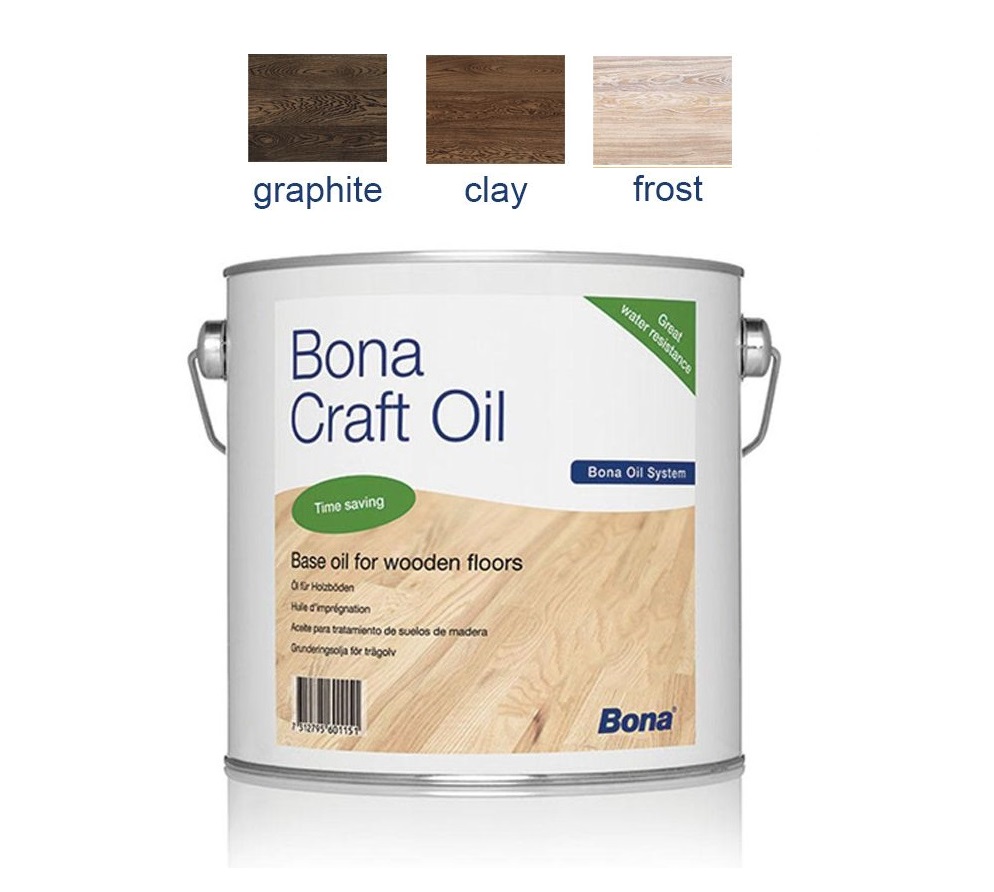 Масло Bona Craft Oil Color 1K (Clay, Graphite, Frost) (2,5 L)