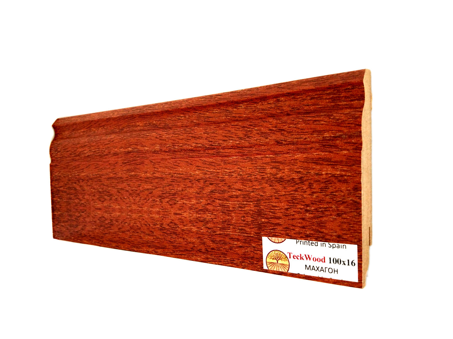 Плинтус напольный TeckWood Махагон