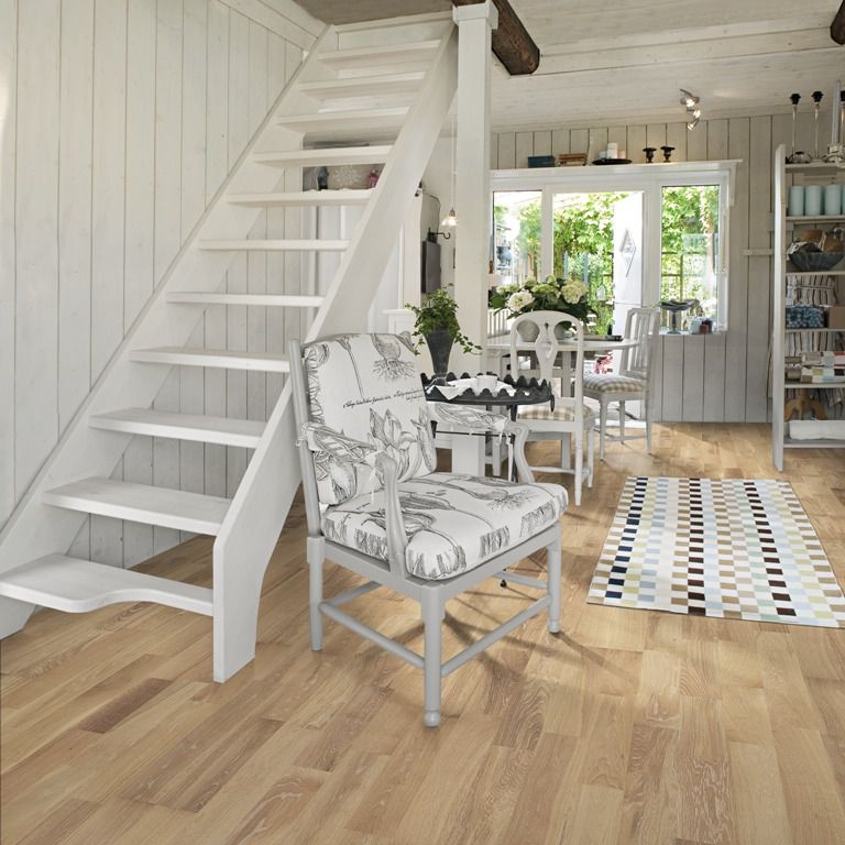 Паркетная доска Kahrs Дуб Перистые облака 2-полосный