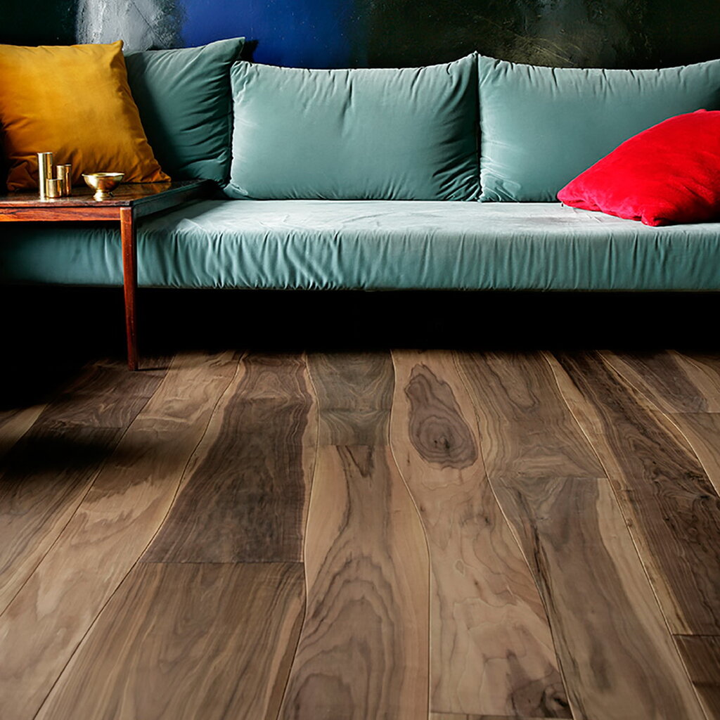 Криволинейная Инженерная доска Bolefloor Curv8 Орех Американский Natur