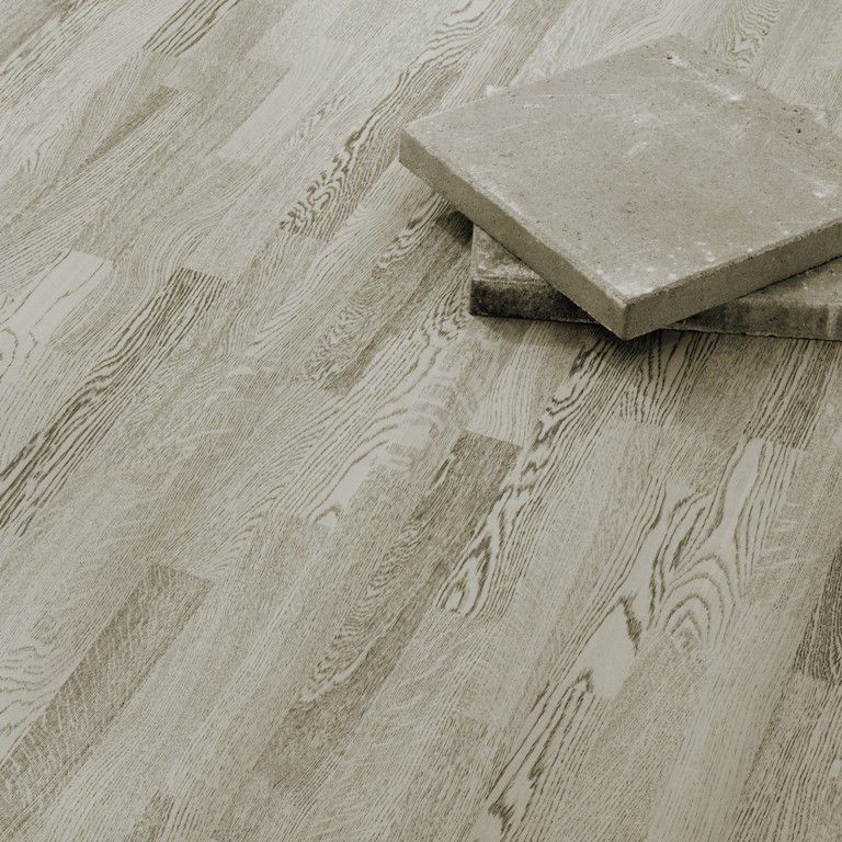 Паркетная доска Karelia Urban Soul Дуб Concrete Grey 3-полосный