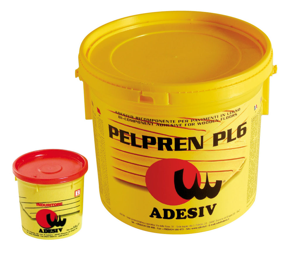 Химия Adesiv Pelpren PL6 Реактивный 2-х компонентный клей для паркета 10кг